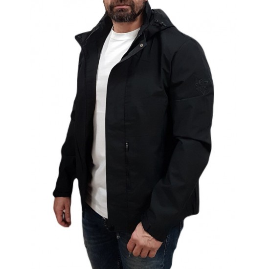 Biston - 53-201-013 - Black - Μπουφάν Αντιανεμικό