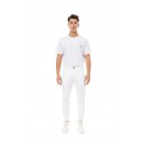 Cover Denim Ανδρικό Cropped Chinos Παντελόνι MELT T0078-26 – White