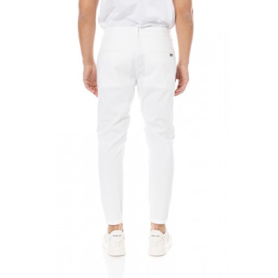 Cover Denim Ανδρικό Cropped Chinos Παντελόνι MELT T0078-26 – White Cover Denim Ανδρικό Cropped Chinos Παντελόνι MELT T0078-26 – White