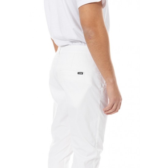 Cover Denim Ανδρικό Cropped Chinos Παντελόνι MELT T0078-26 – White
