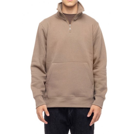 Cover - ZX451-29 - F Skipper - Tobacco - Φούτερ HALF ZIP