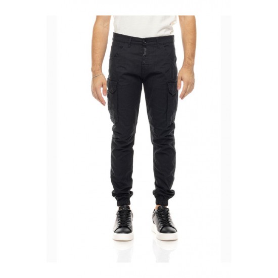 COVER CARGO PANT MENS - ΜΑΥΡΟ ARMY-M0186-31-4