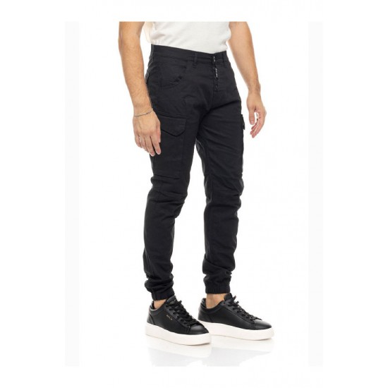 COVER CARGO PANT MENS - ΜΑΥΡΟ ARMY-M0186-31-4
