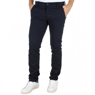 COVER JEANS - CHILLY - M0073 - DARK NAVY - ΠΑΝΤΕΛΟΝΙ ΥΦΑΣΜΑΤΙΝΟ