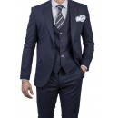 D-ZINE-S-2109-SLIM FIT-BLUE-ΠΙΚΕ-ΚΟΥΣΤΟΥΜΙ