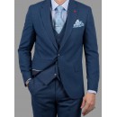 Ανδρικό κοστούμι Slim Fit DEZIGN μπλέ χρώμα S-2451