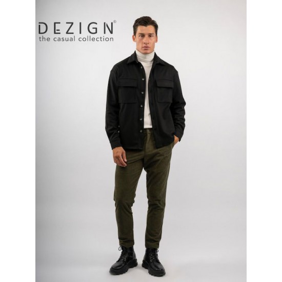 Ανδρικό OVERSHIRT DEZIGN D-2504 Μαύρο jacket