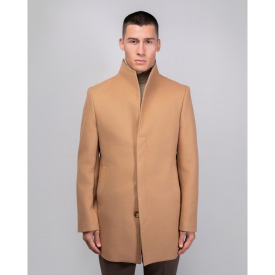 DEZIGN ΗΜΙΠΑΛΤΟ ΚΑΜΕΛ j2511 CAMEL