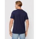GUESS JEANS T-SHIRT CREWNECK REGULAR FIT LOGO ΜΠΛΕ M4BI81K8FQ4-A71W