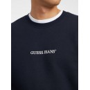 Ανδρική Μπλούζα Φούτερ GUESS JEANS M4YQ19K9V31-H90Z ΜΠΛΕ