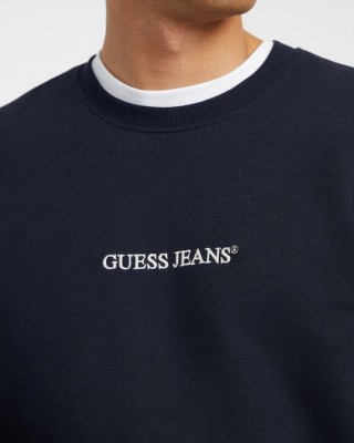 Ανδρική Μπλούζα Φούτερ GUESS JEANS M4YQ19K9V31-H90Z ΜΠΛΕ