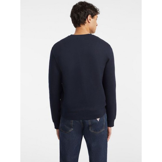 Ανδρική Μπλούζα Φούτερ GUESS JEANS M4YQ19K9V31-H90Z ΜΠΛΕ