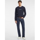 Ανδρική Μπλούζα Φούτερ GUESS JEANS M4YQ19K9V31-H90Z ΜΠΛΕ