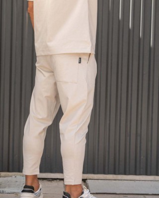 HENRY CLOTHING PANTS 8-102 - BEIGE