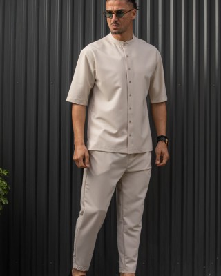 HENRY CLOTHING PANTS 8-102 - BEIGE