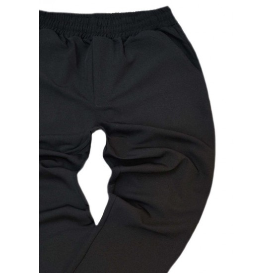 Henry Clothing Παντελόνι Ελαστικό Μαύρο 8120