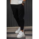 Henry Clothing Παντελόνι Ελαστικό Μαύρο 8120