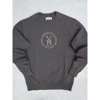 Henry Clothing Ανδρικό Φούτερ Μαύρο Κωδικός: 3501