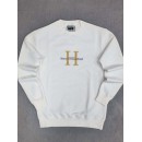 Henry Clothing Ανδρικό Φούτερ Λευκό Κωδικός: 3500