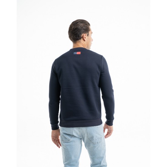 MRT MARTINI-Φούτερ κολλεγίου MRT Jeans Est. 1965 – Navy Blue-11183-4