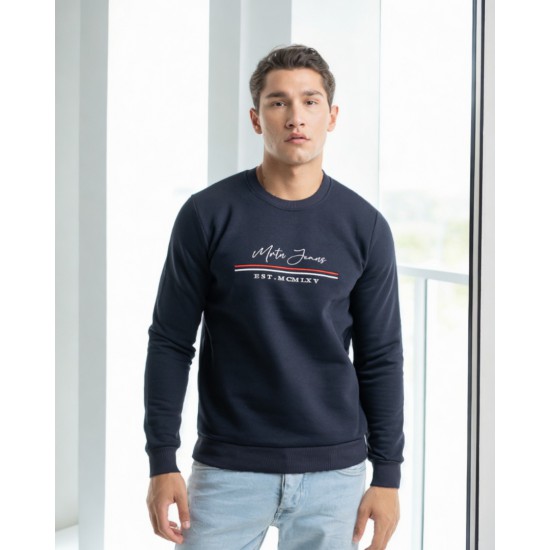 MRT MARTINI-Φούτερ κολλεγίου MRT Jeans Est. 1965 – Navy Blue-11183-4