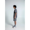 MAGICBEE STONE WASHED CARGO SHORTS 2554B - GREY