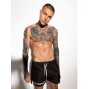 MAGICBEE LOGO SWIM SHORT MB2390 - BLACK