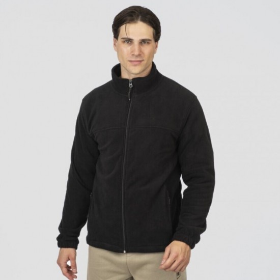 REBASE ΖΑΚΕΤΑ ΑΝΔΡΙΚΗ POLAR FLEECE 252RFT-7005 ΜΑΥΡΟ