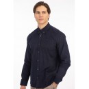 Ανδρικό Πουκάμισο REBASE 252RGS-5098-NAVY BLUE