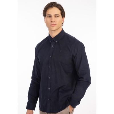 Ανδρικό Πουκάμισο REBASE 252RGS-5098-NAVY BLUE