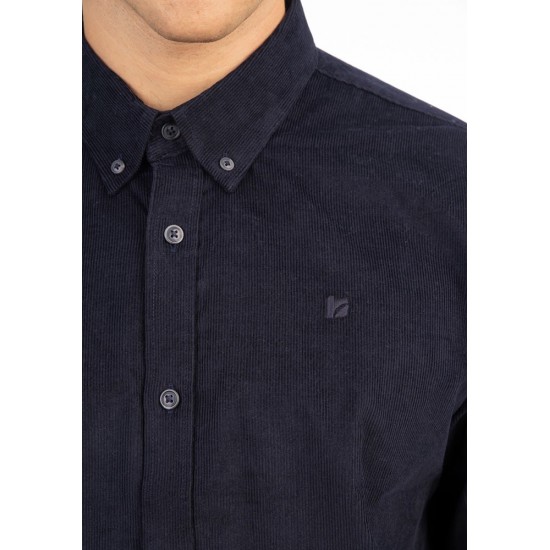 Ανδρικό Πουκάμισο REBASE 252RGS-5098-NAVY BLUE
