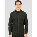 Rebase ανδρικό πουκάμισο κοτλέ  252RGS-5098 -DEEP FOREST