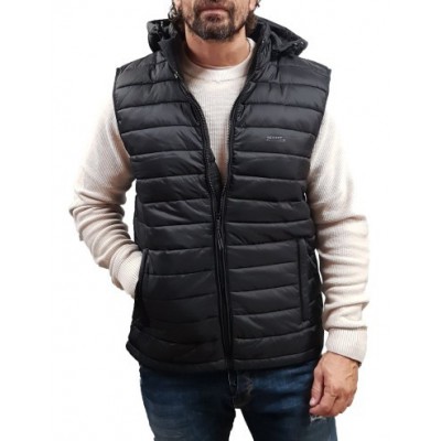 Rebase - 242RSJK-2001 - Black - Sleeveless Jacket - Μπουφάν Αμάνικο