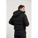 Manager 3 σε 1 Ανδρικό Χειμωνιάτικο Μπουφάν Puffer Μαύρο Κωδικός: JK20-021