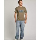 Ανδρική Μπλούζα PEPE JEANS PM509780-726 Χακί