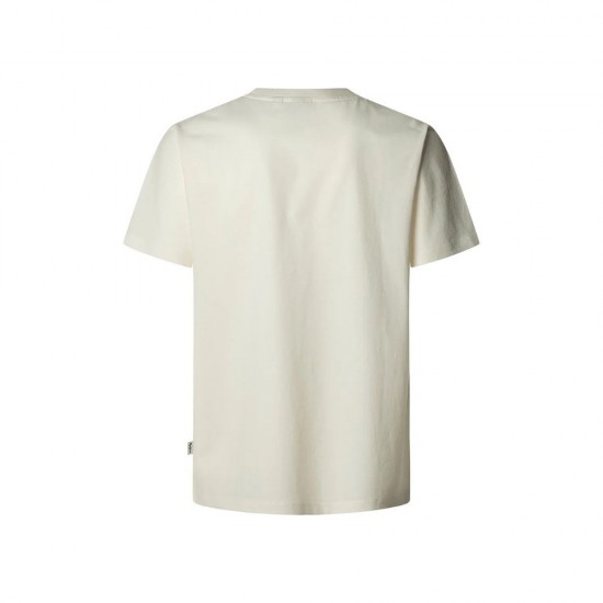 Pepe Jeans Ανδρική Μπλούζα T-Shirt Connor Contrast PM509933-803 Εκρού