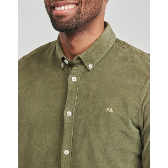 PEPE JEANS 'MILLER' ΚΟΤΛΕ ΠΟΥΚΑΜΙΣΟ ΑΝΔΡIKO PM308730-676 LEAF GREEN SLIM FIT