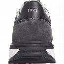 Pepe Jeans Ανδρικά Δερμάτινα Suede Sneakers Buster Serie PMS600008-999 Μαύρο