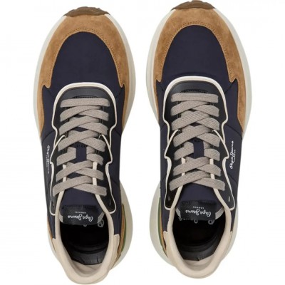 Pepe Jeans Ανδρικά Sneakers Bampton Club PMS600022-999 Μαύρο