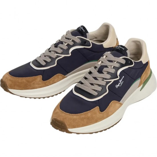 Pepe Jeans Ανδρικά Sneakers Bampton Club PMS600022-999 Μαύρο