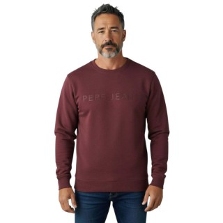 Pepe Jeans Ανδρικό Φούτερ Jefferson Big Logo Crew PM5800255-293 Μπορντό