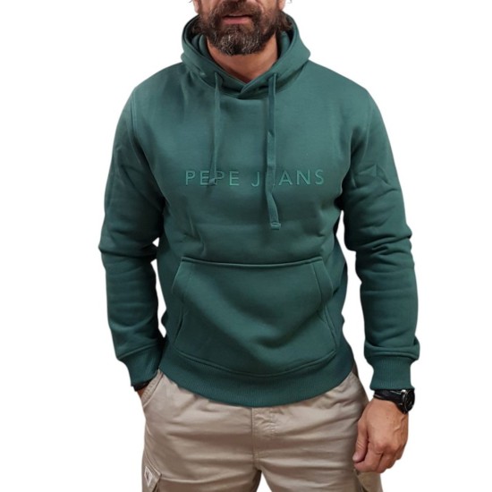 ​Ανδρική Μπλούζα Φούτερ PEPE JEANS PM5800256-681 Κυπαρισσί