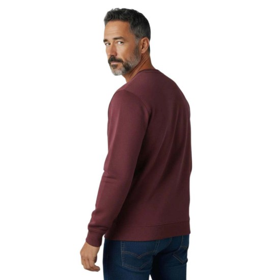 Pepe Jeans Ανδρικό Φούτερ Jefferson Big Logo Crew PM5800255-293 Μπορντό