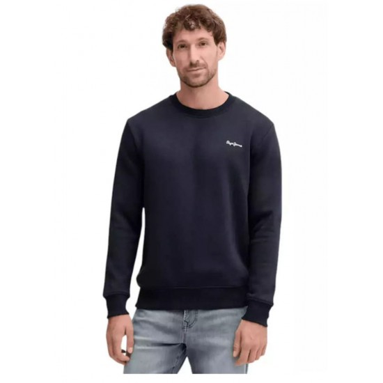 Pepe Jeans - PM5800013-594 - Macbeth Small Logo Plain Crew - Dulwich Blue - Φούτερ