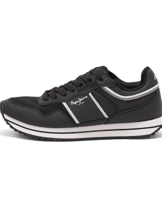 Pepe Jeans Ανδρικά Sneakers Μαύρα Κωδικός: PMS30996-999