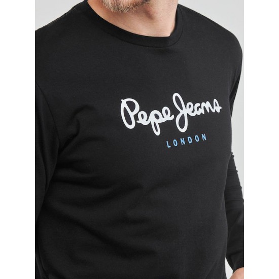 Pepe Jeans Ανδρική Μπλούζα Μακρυμάνικη Μαύρη Κωδικός: PM508209-999