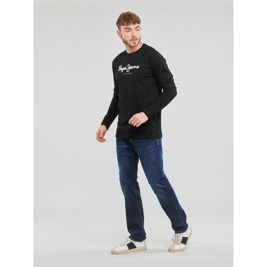 Pepe Jeans Ανδρική Μπλούζα Μακρυμάνικη Μαύρη Κωδικός: PM508209-999