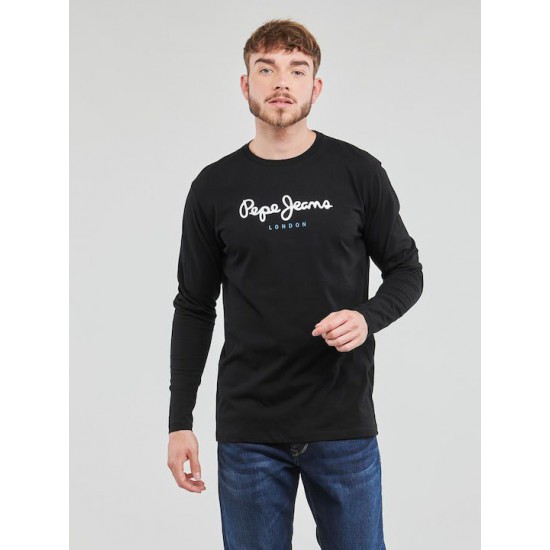 Pepe Jeans Ανδρική Μπλούζα Μακρυμάνικη Μαύρη Κωδικός: PM508209-999