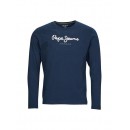 Pepe Jeans Ανδρική Μπλούζα Μακρυμάνικη Navy Μπλε Κωδικός: PM508209-595