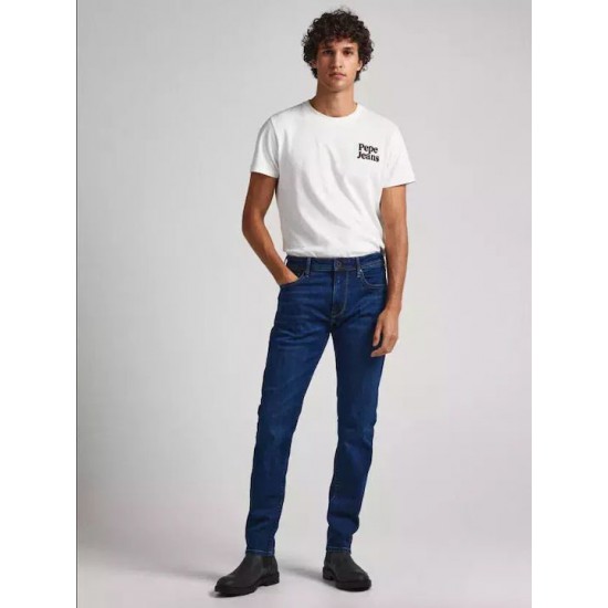 Pepe Jeans Ανδρικό Παντελόνι Τζιν σε Κανονική Εφαρμογή Μπλε
